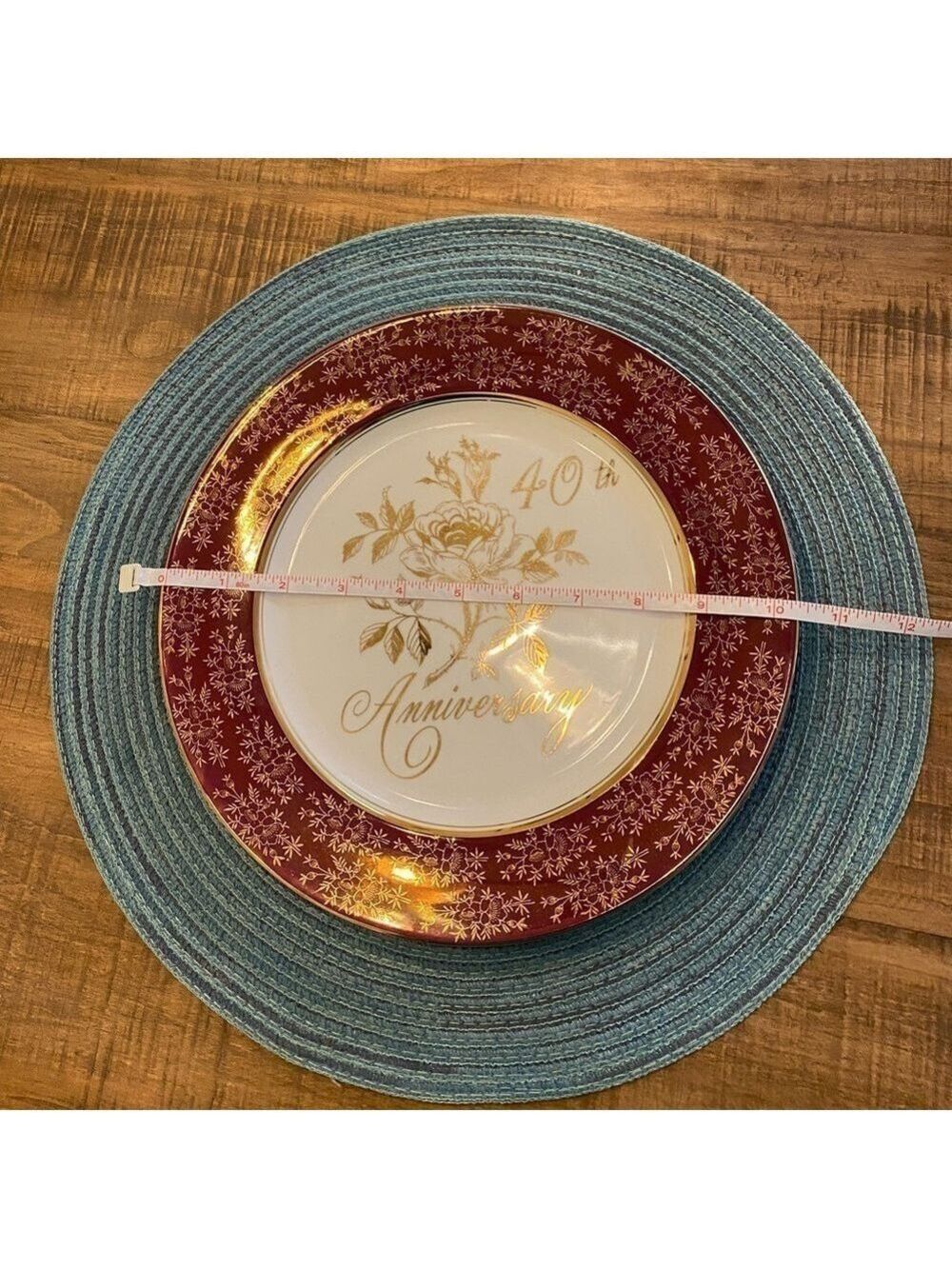 Norcrest Porcelaine Chatillon Fine China (AB-177). 40th Anniversary Plate
